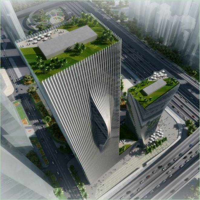 Bjarke Ingels, egy fiatal dán építész projektjei - Shenzhen épület. 1. kép