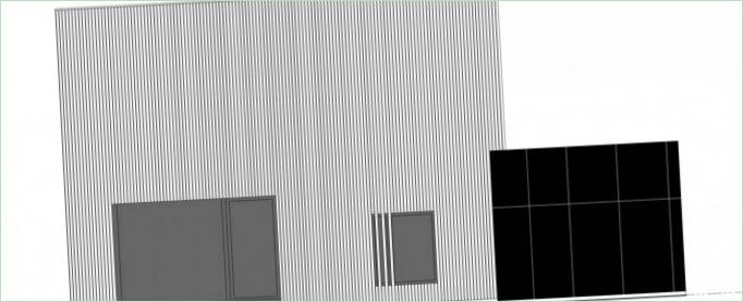 A franciaországi Tectoniques Architects Villa B házának alaprajza