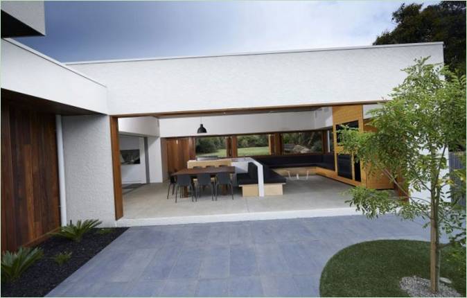 Pavilon a Wildcoast Mansionban Ausztráliában