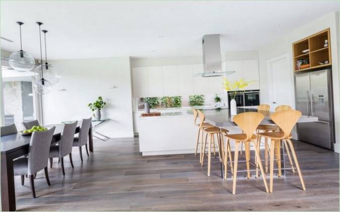 Konyha étkezővel a Malvern Eastben a Canny Architects tervei szerint
