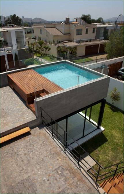 Körülvett ház Lima, Peru