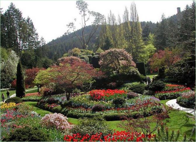 Butchart Garden Brit Kolumbiában