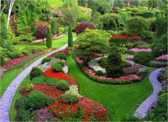 Butchart Gardens Brit Kolumbiában