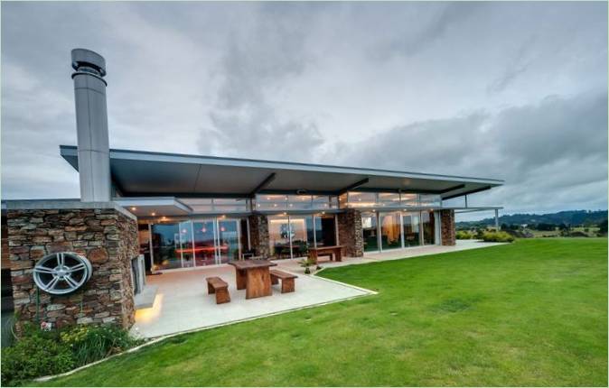 Egy ház a hegyek között - az új-zélandi Bossley Okura tájépítészeti projektje