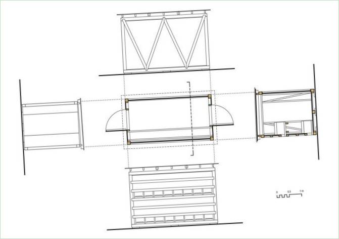 Diagram egy méhkaptár tervezési Photo - 02