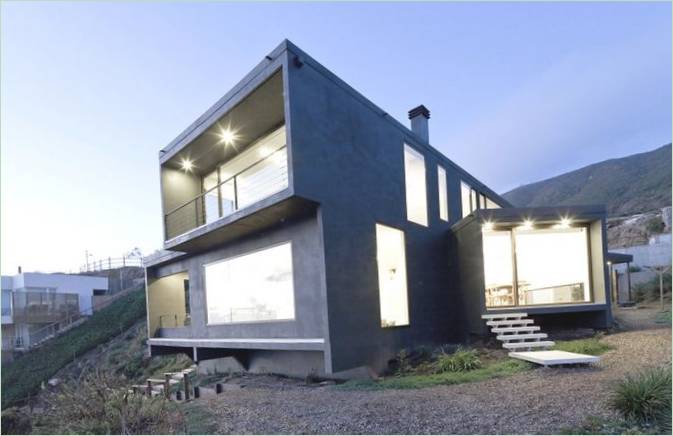 A LAND Arquitectos által tervezett tengerparti ház külseje