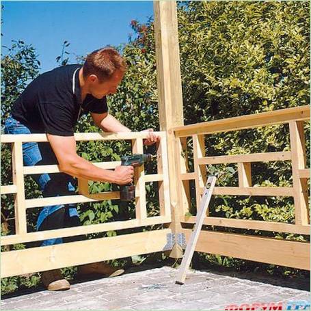 Kreatív pergola a kertben