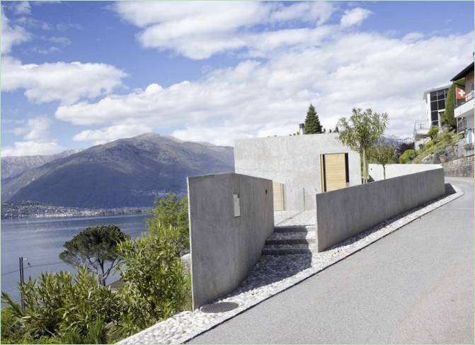 Ház panorámás kilátással a Lago Maggiore-tóra Wespi de Meuron, Ronzo, Sant´Abbondio, Svájc