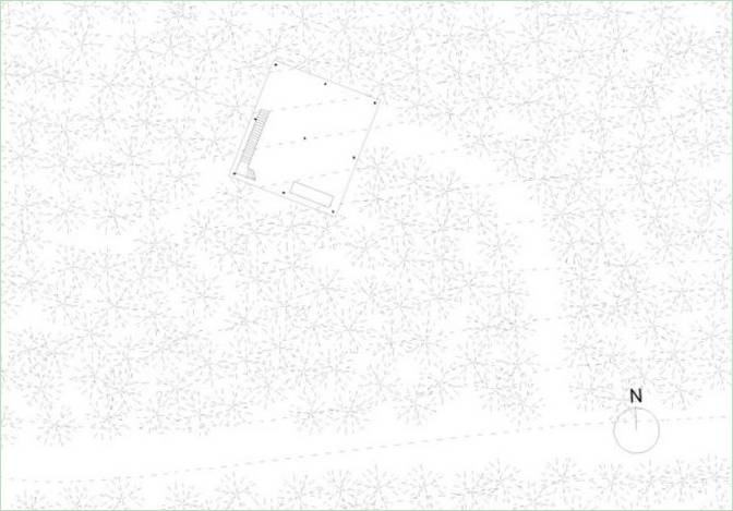 Egy fémház alaprajzának diagramja