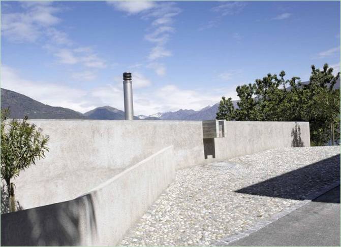 Ház panorámás kilátással a Lago Maggiore-tóra Wespi de Meuron, Ronzo, Sant´Abbondio, Svájc