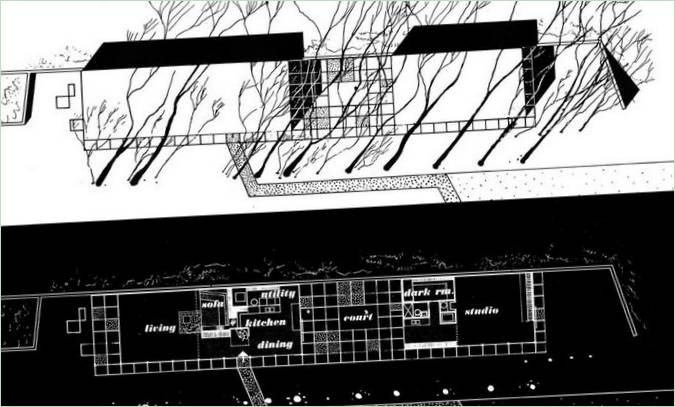 Charles és Ray Eames Eames Eames-ház terve
