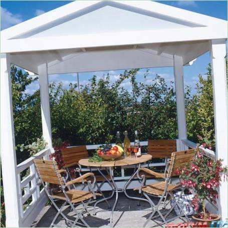 Kreatív pergola a kertben