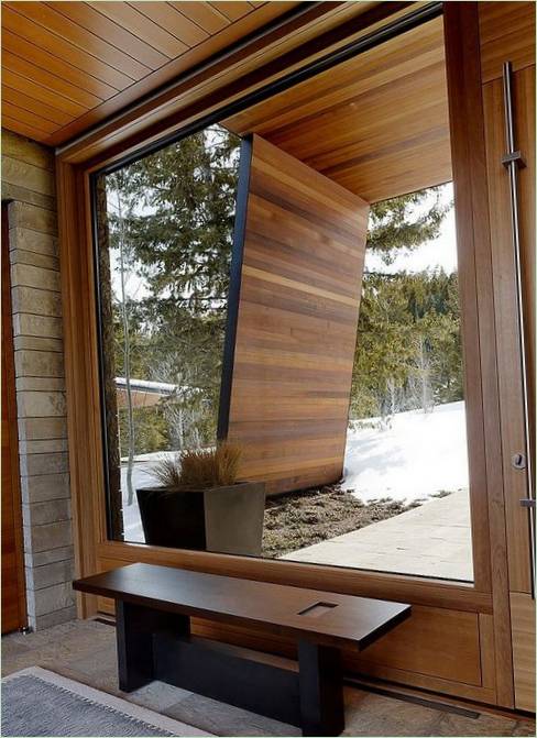 Bejárati előszoba a Wyoming Butte stúdióban a Carney Logan Burke Architects tervei alapján