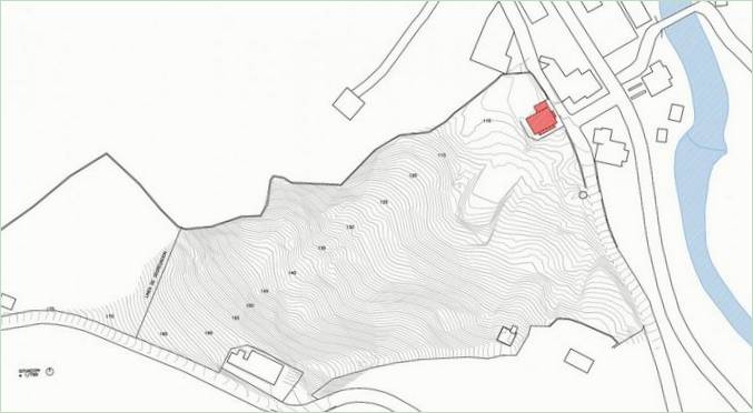 Ház projekt két pavilonnal Casa Rubalcaba Cantabria-ban