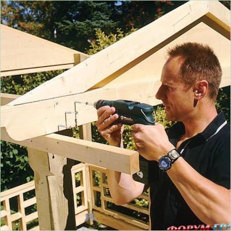 Kreatív pergola a kertben