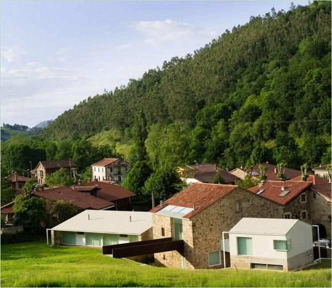 Casa Rubalcaba, egy két pavilonnal rendelkező ház projektje Kantábria tartományban