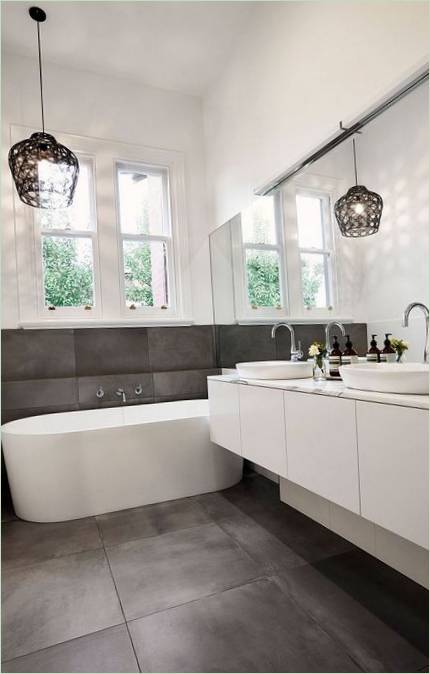 Modern fürdőszoba design