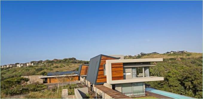 Futurisztikus Simbithi Eco-Estate ház tervezése a Metropole Architects által Dél-Afrikában