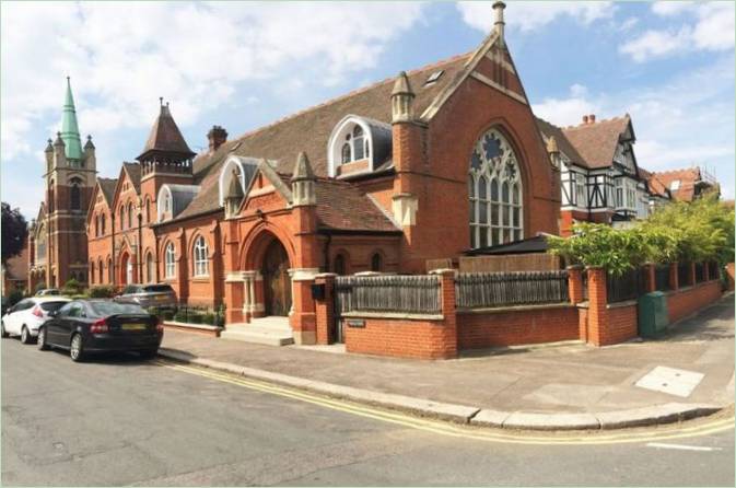 A londoni Church Conversion lakások külseje