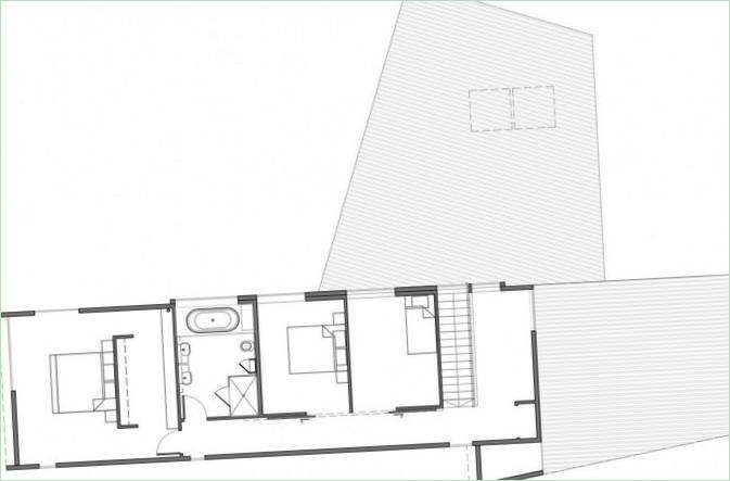 Kerr Ritchie stílusos belső tere a Nelson House-ban, Új-Zéland