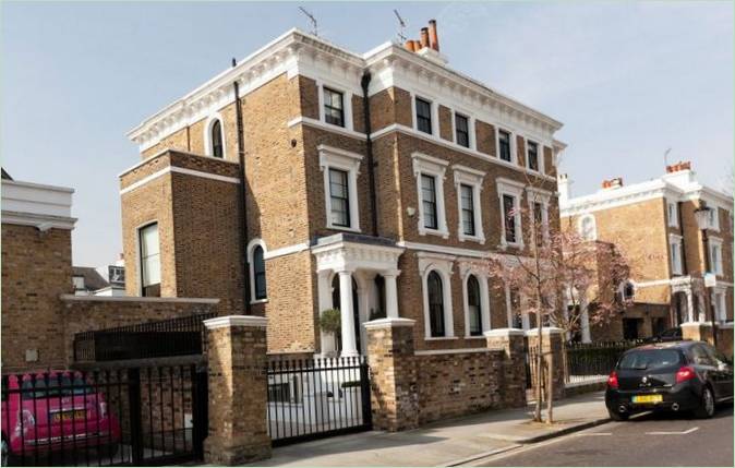 Egy londoni ház külseje