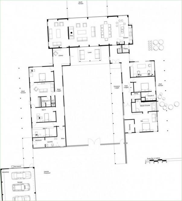 Evill House tervezési terv az öbölben a Studio Pacific Architecture által