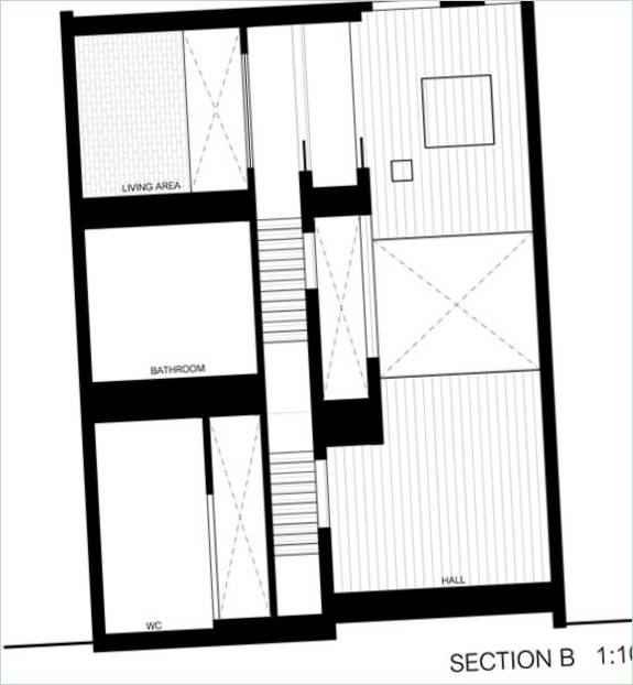 A Bear House alaprajza