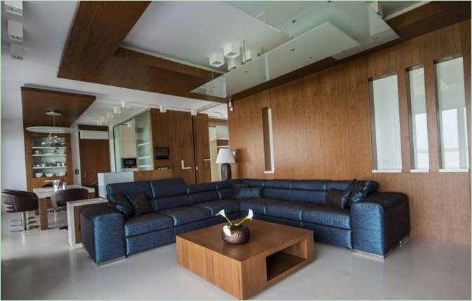 Egy Lake SideDuplex belső tere Magyarországon