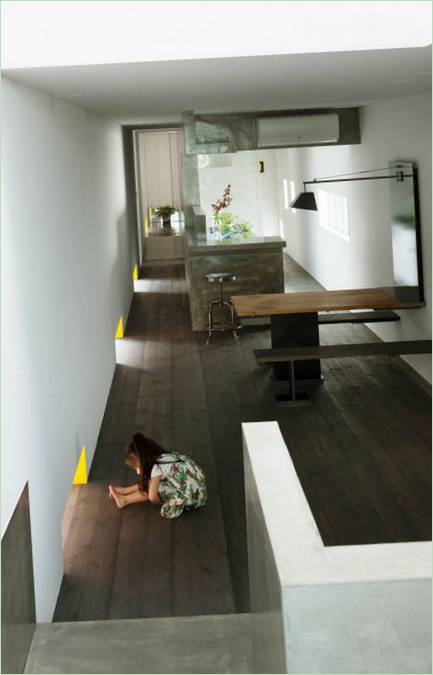 Modern konyha belsőépítészeti kialakítása Promenade House