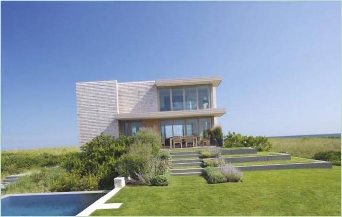 Dune Road Residence udvari medence