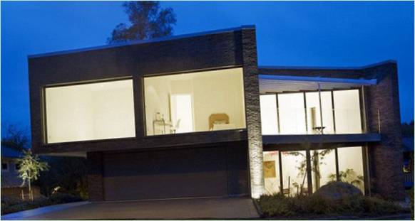 Modern svéd villa : kilátás kívülről