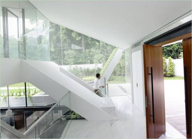 Andrew Road bungaló belsőépítészeti kialakítása