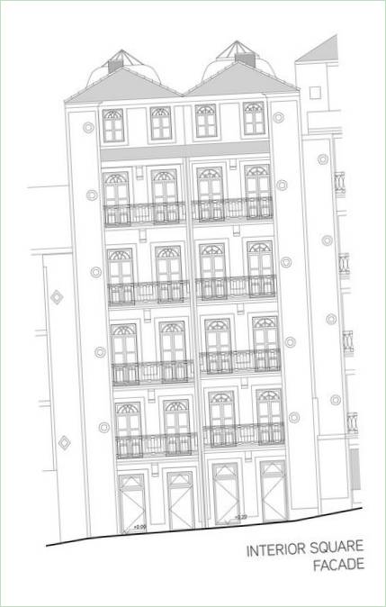 Apartmanház Portóban