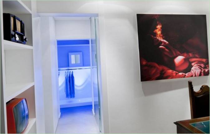 Garázs Design házikó ruhatár Olaszországban