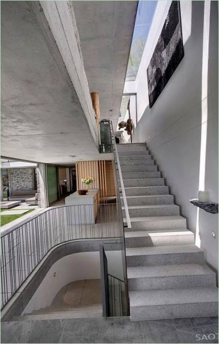 A Bantry Bay Residence belsőépítészeti kialakítása