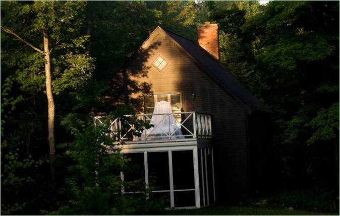 A québeci Fitch Bay Cabin belseje