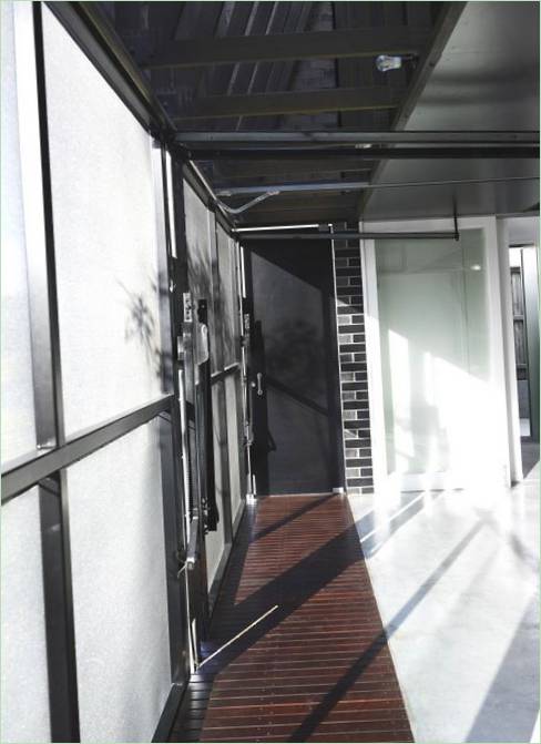 A Bisley Place House udvara