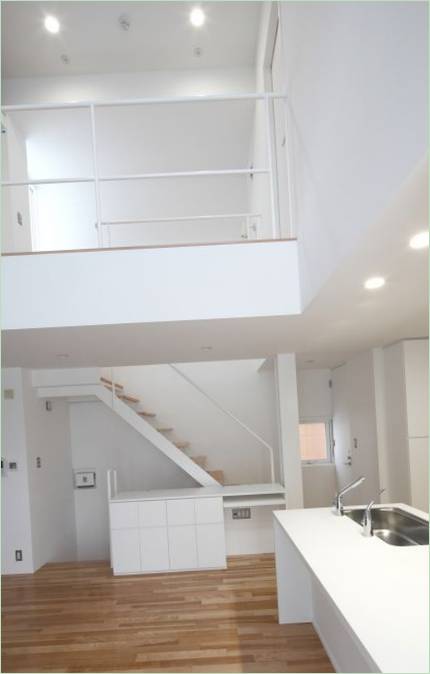 A House K belsőépítészeti konyhája