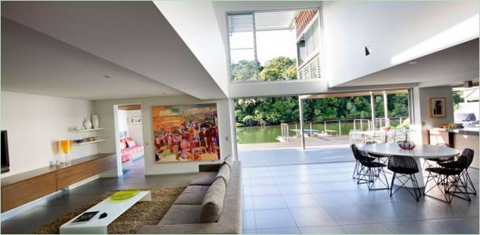 Noosa Sound House Cottage a folyón - Bark Design Architects, Queensland, Ausztrália