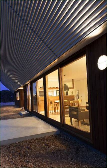 Az energiatakarékos Leura Lane House nagy panorámaablakai