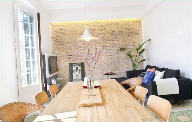 A Vivienda en Sant Joan lakótér belseje