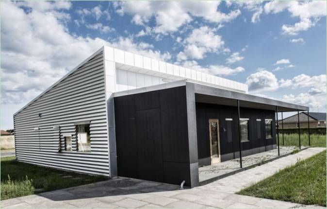 A dániai Upcycle House hulladékanyagából épült ház