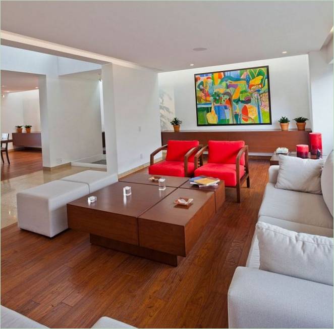 Nappali az Almazán y Arquitectos Asociados elegáns rezidenciáján