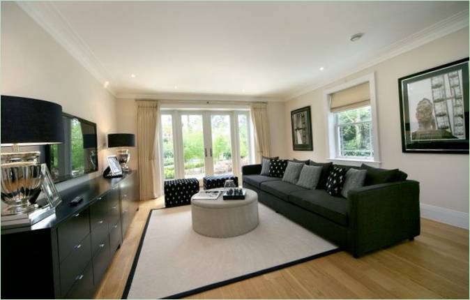 Nappali design Pine Acre, Anglia