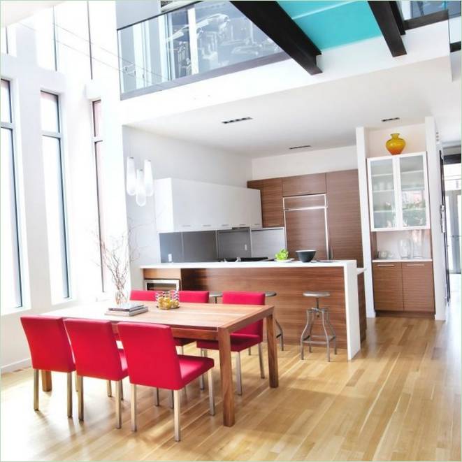 Konyha design reggeliző bárral