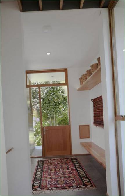 Egy szőtt szőnyeg a Main Street House-ban