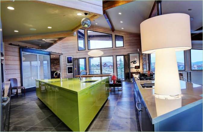 Park City Utah államban található szögletes konyhabútor