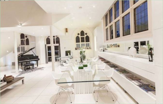 Étkező a londoni Church Conversion apartmanokban Londonban