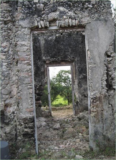 Villa Bacoc Hacienda régi épületei Mexikóban