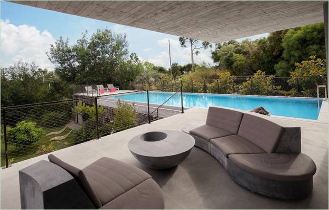 Egy luxus magánház Saint-Tropez-ben, Franciaországban